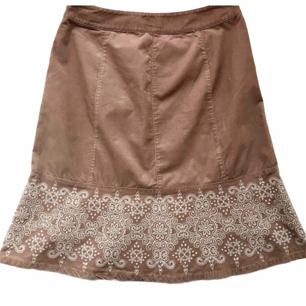 Ann Taylor A-Line Corduroy Skirt Size 4